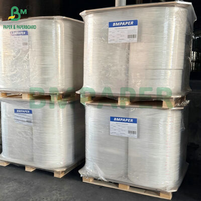 Lebensmittelechtes geripptes Strohhalm-Verpackungspapier 24 g/m² 28 g/m² für die Einzelverpackung von Papierstrohhalmen