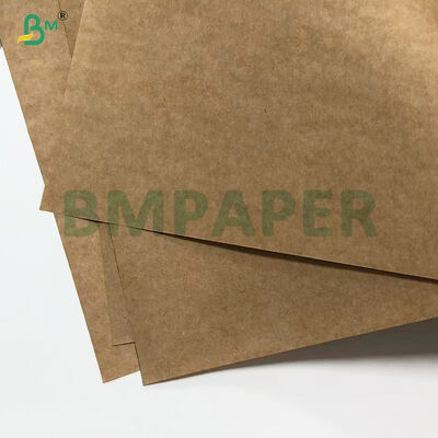 70-85g 100% Virgin Wood Pulp Kraft  Brown Tear Resistance Flour / Cement Packaging Paper 
