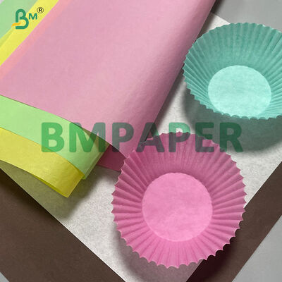 Non-toxic Grease Resistant Premium Muffin Paper 38gsm 40gsm For Bakery