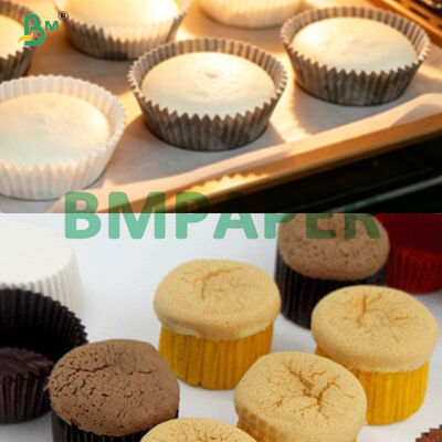 Non-toxic Grease Resistant Premium Muffin Paper 38gsm 40gsm For Bakery