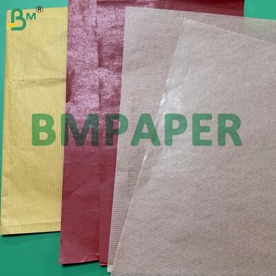 Kraftpapier mit 40 Gramm Rippen 26x31 Zoll Kraft Goldgelb Maschine Verglasung auf einer Seite