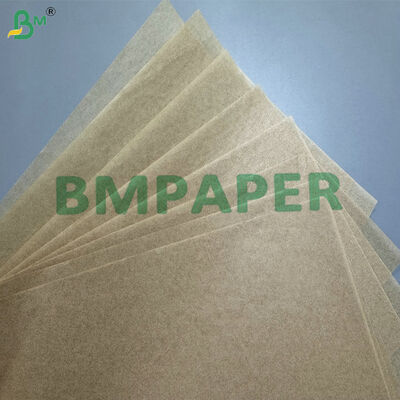 12"x100ft fettdichte, ungebleichte 30 g/m² 40 g/m² Pergamentpapier-Antihaft-Silikon-Backrolle
