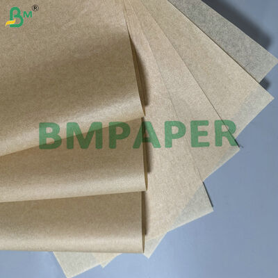 12"x100ft fettdichte, ungebleichte 30 g/m² 40 g/m² Pergamentpapier-Antihaft-Silikon-Backrolle