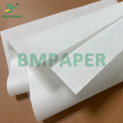 Gute Glatzheit 40GSM Jumbo Roll Fettdichtes Papier Weiß für Sandwichverpackung