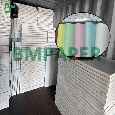 Ream Pack NCR Kohlenstofffreies Kopierpapier 70gm CFB Rosa CF Gelb mit weißem Rücken 61 X 86cm