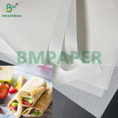 Feuchtigkeitsbeständig 25 bis 40 g/m Lebensmittelqualität Weißpapierrolle zum Verpacken von Tortillas