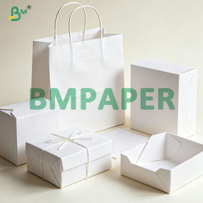 160G 170G High-End-Geschenkbox-Verpackungspapier aus weißem Kraftpapier mit hoher Reißfestigkeit