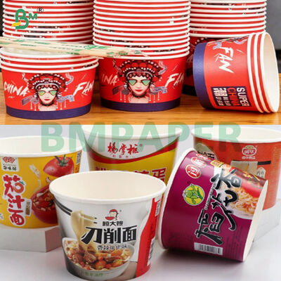 Neue Holzzzellstoff PE-Laminat Instant Noodle Cup Bowl Rohpapier gegen Leckage
