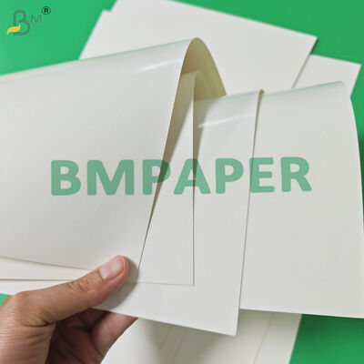 300 gm + 15 g PE beschichtetes weißes Lunchbox Papier zur Verpackung von Fast Food 400 x 500 mm