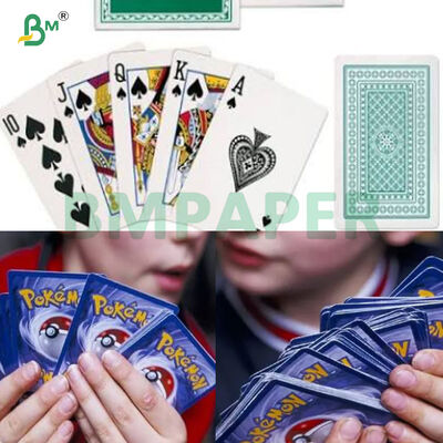 Hohe Steifigkeit 310 g/m² schwarzer Kern TCG Sammelkartenpapier