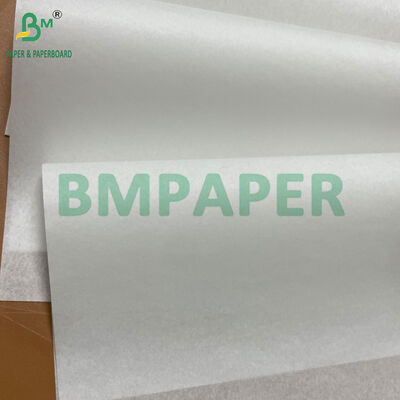 Lebensmittelechte weiße Hamburger-Verpackungspapier-Anti-Fett-Jumbo-Rollen-Kit 4 Kit 5