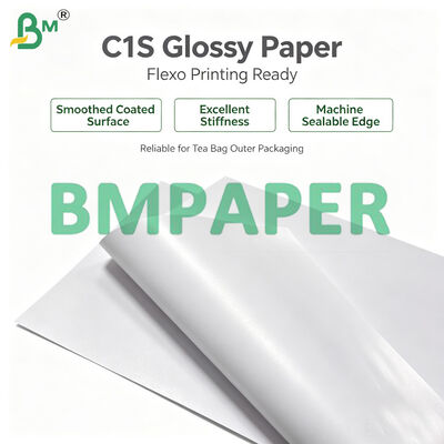 C1S 80gm Einseitig glänzend beschichtetes Papier für Teebeutel