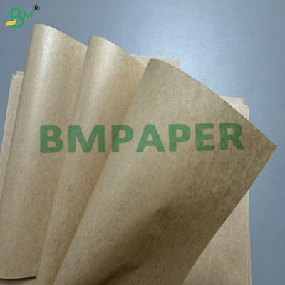 Waterproof & Oilproof Custom Printed 35-50gsm Kraft + 6-15gsm PE Coated Kraft Paper for Branded Disposable Cutlery Wrapping
