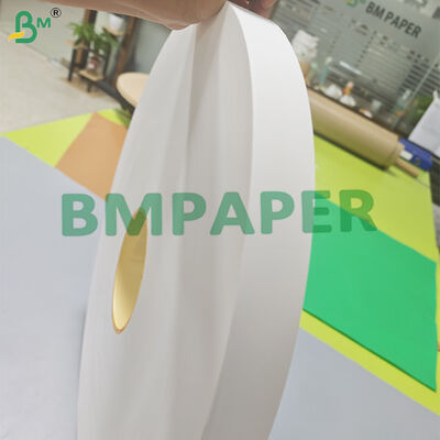 Custom Logo Printing 26g 28g Straw Wrapping Paper 27mm x 5000m Biodegradable